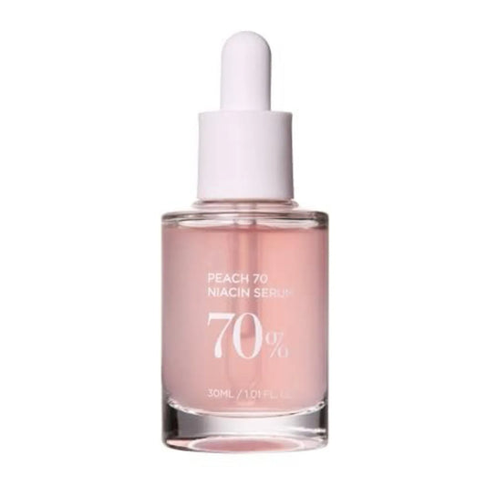 Peach 70% Niacinamide 30ml Brightening Hydrating Face Daily Clean Beauty (1.01 Fl. Oz.) Niacinamide serum moisturizes face