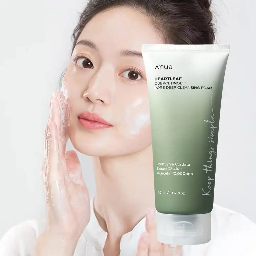 Anua - Heartleaf Quercetinol Pore Deep Cleansing Foam - Mousse nettoyante