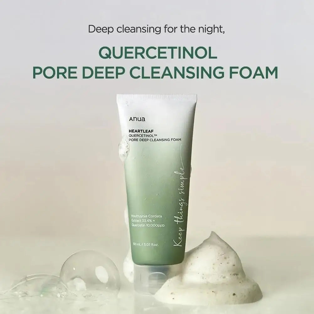 Anua - Heartleaf Quercetinol Pore Deep Cleansing Foam - Mousse nettoyante